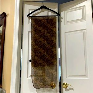 Animal print scarf